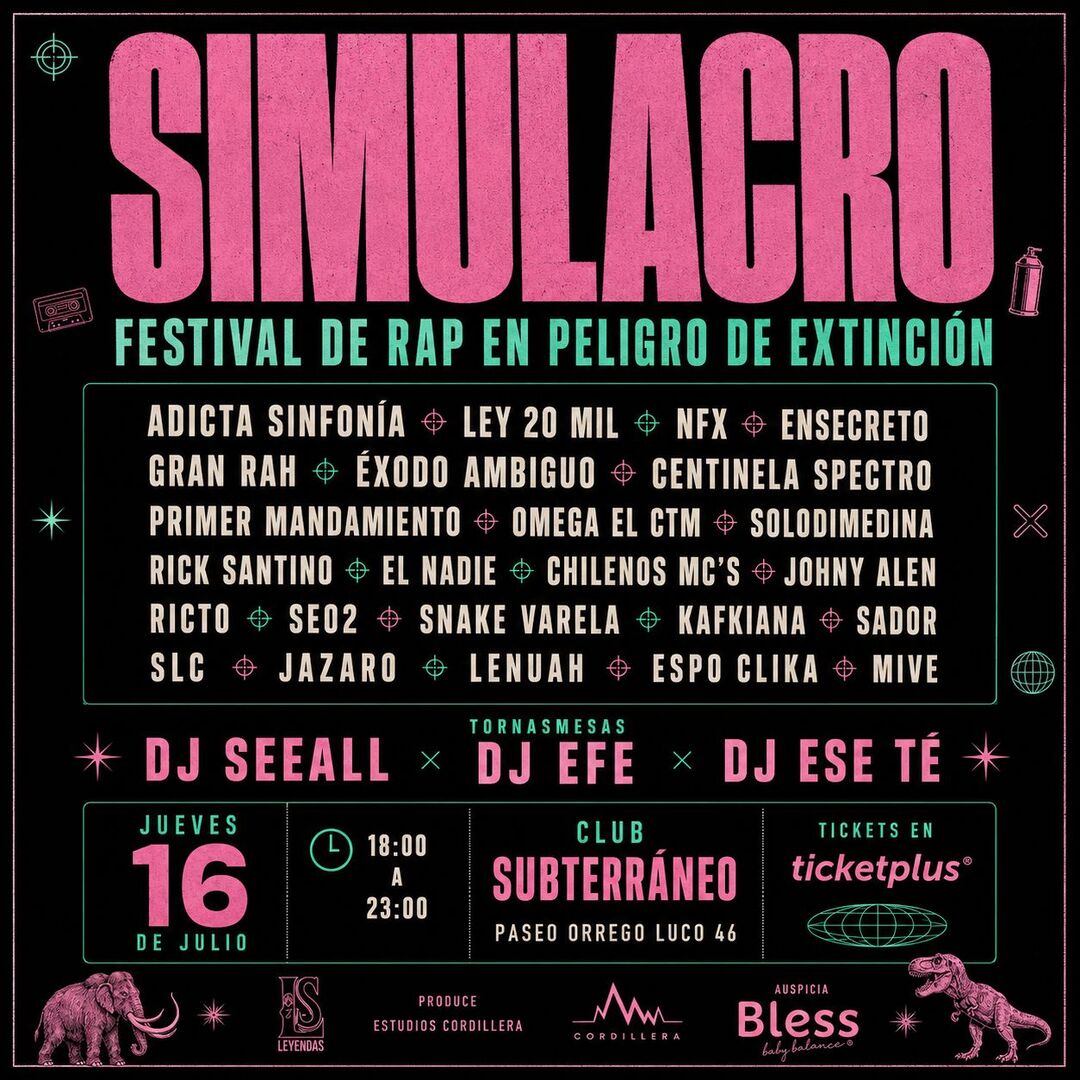 SIMULACRO ★ JUEVES 16 JULIO ★ Club Subterráneo