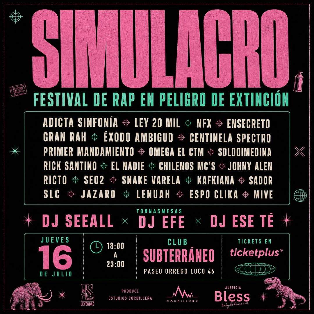 SIMULACRO ★ JUEVES 16 JULIO ★ Club Subterráneo