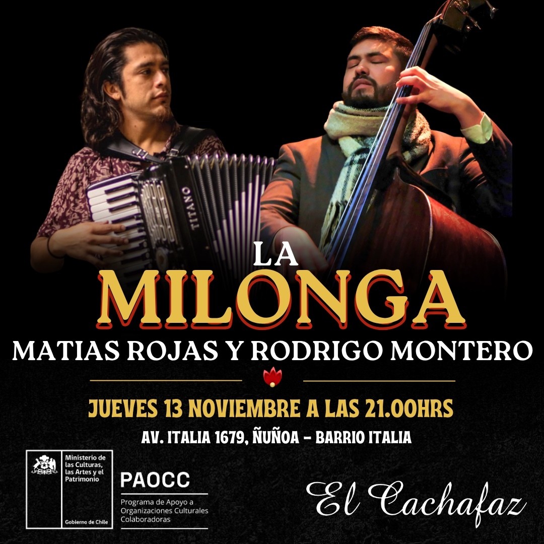 Milonga Jueves 13 Noviembre 21hrs 