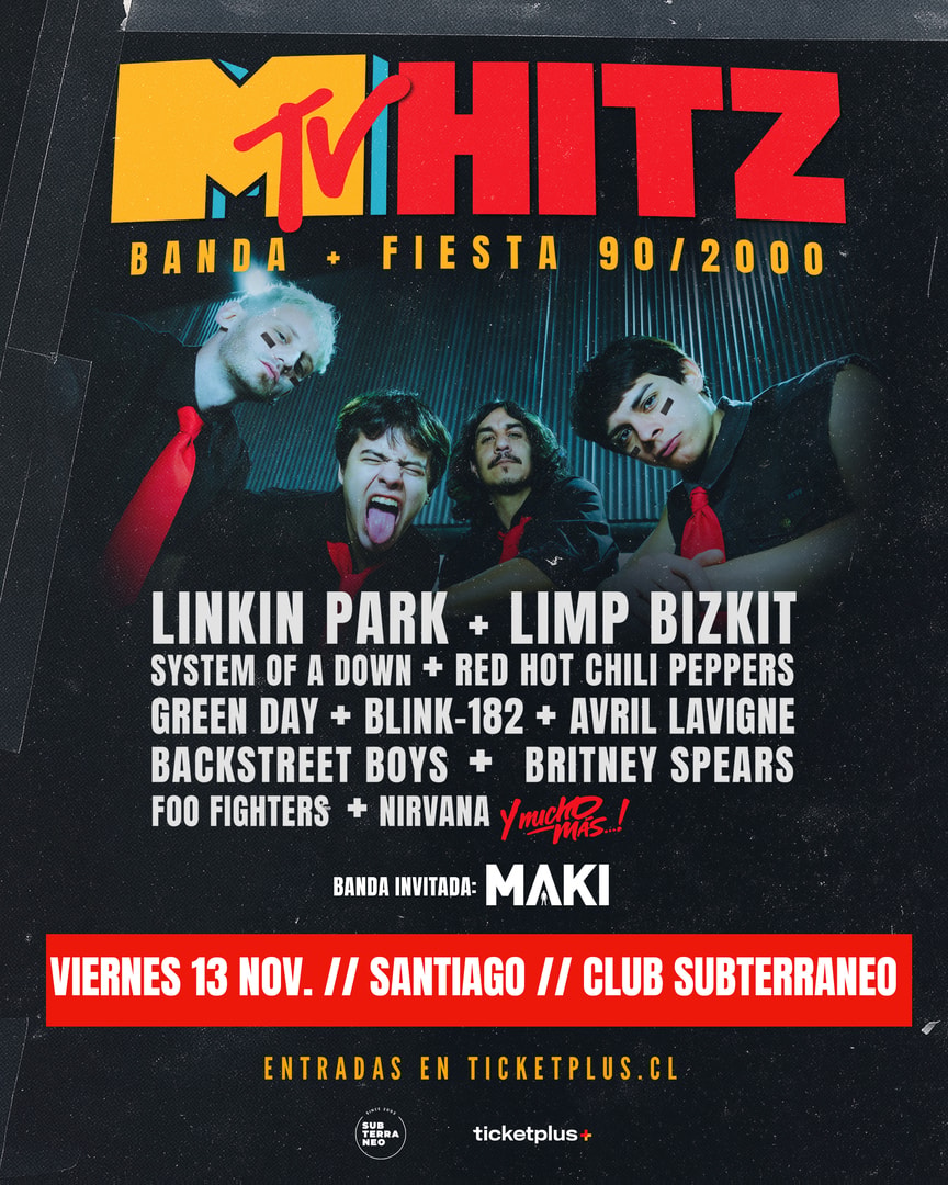 MTV HITZ★ VIERNES 13 NOVIEMBRE ★ Club Subterráneo