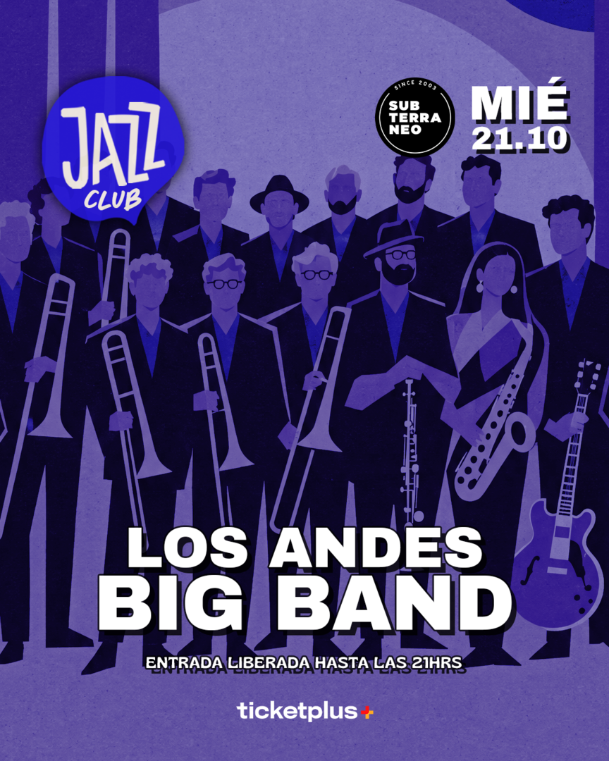 JAZZ CLUB 🎵 MIÉRCOLES 21 OCTUBRE ★ Club Subterráneo