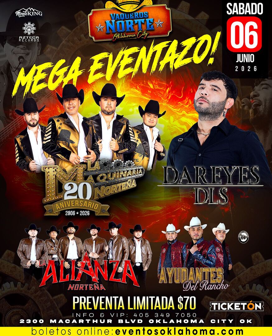 La Maquinaria Norteña - Los Dareyes DLS - La Alianza Norteña - Ayudantes Del Rancho