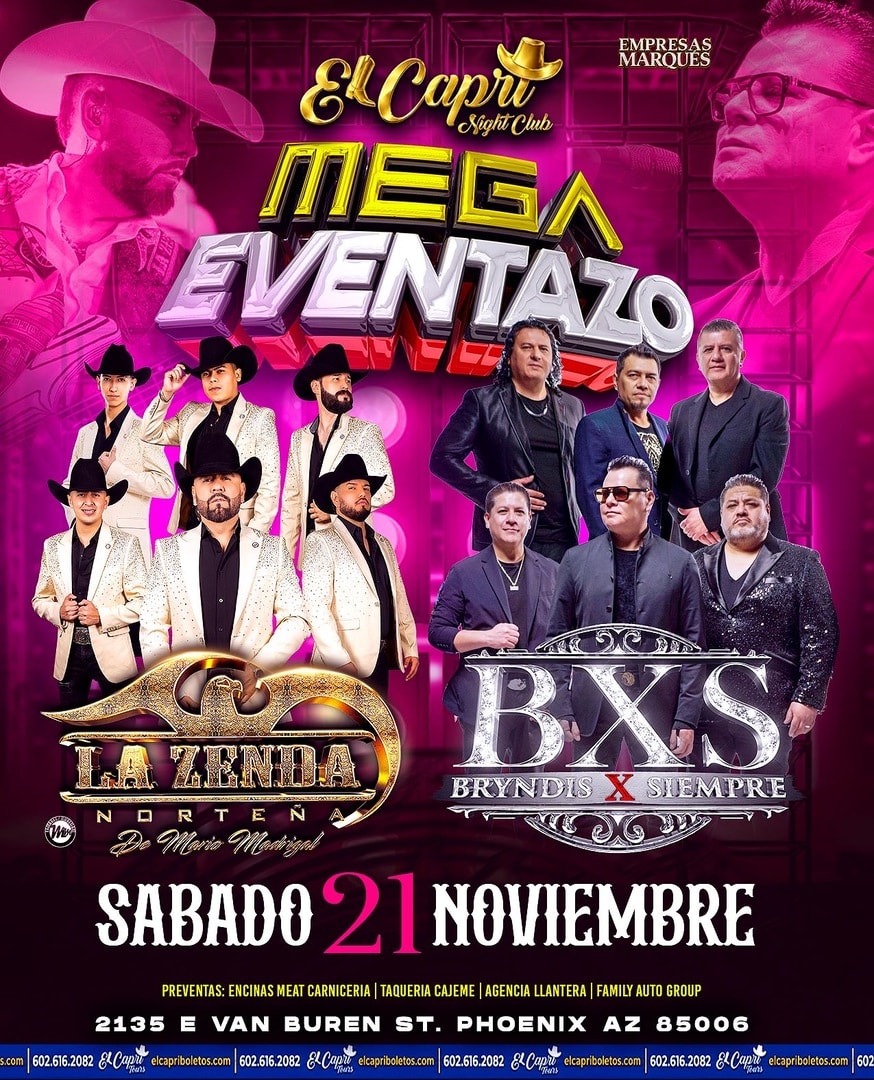 Mega Eventazo-La Zenda Norteña-Bryndis Por Siempre