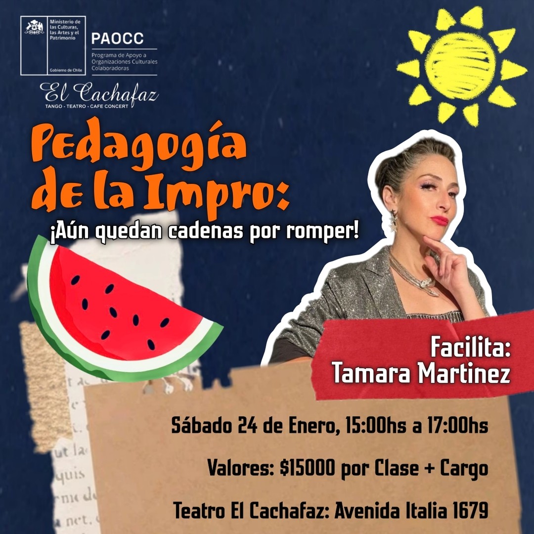 Seminario de Improvisacion Verano-Pedagogía de la Impro: !Aún quedan cadenas que romper!- Sabado 24 de Enero 15 hrs