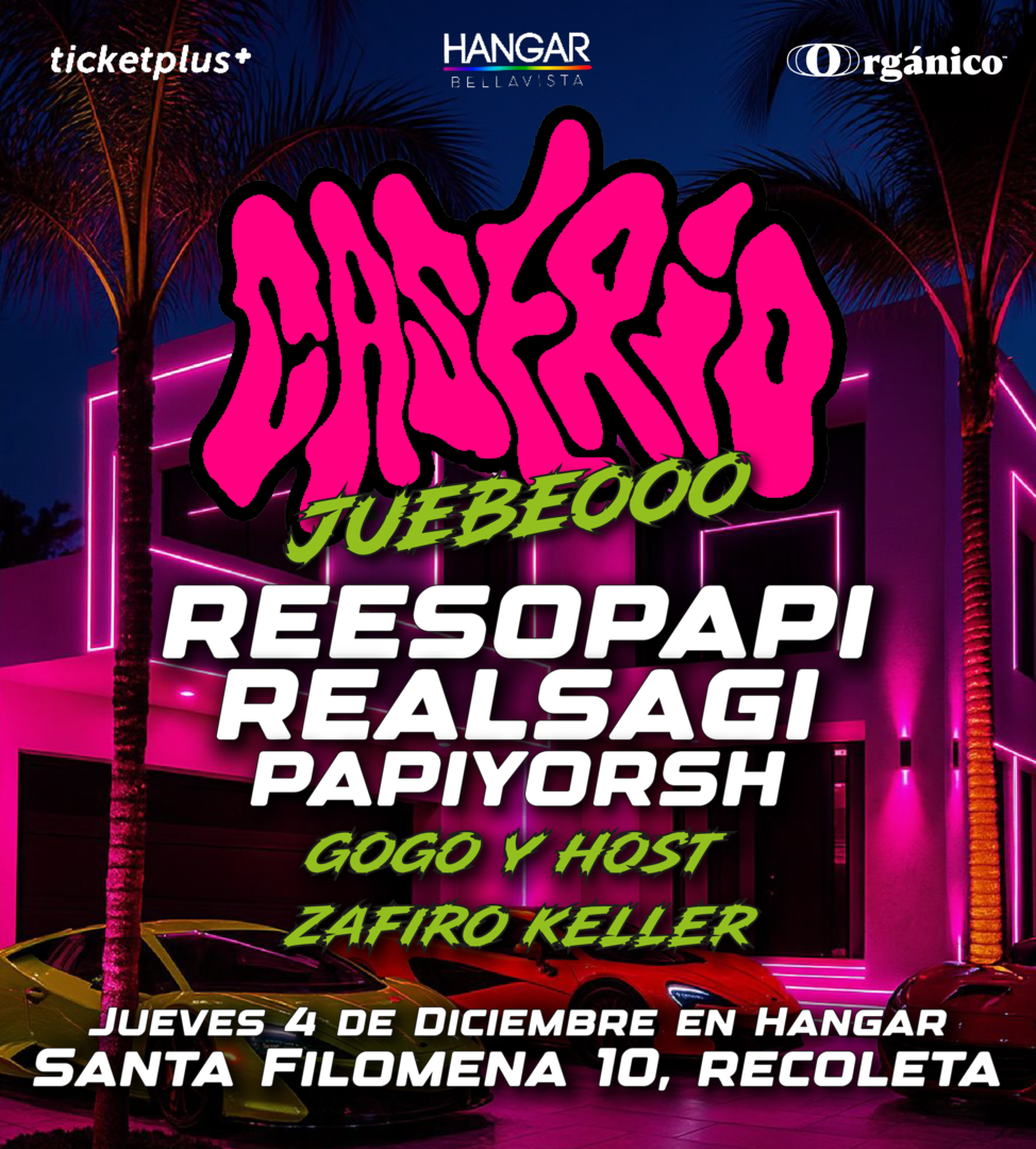 JUEVEOO! en Caserio fiesta 4 de Diciembre en Hangar bellavista 