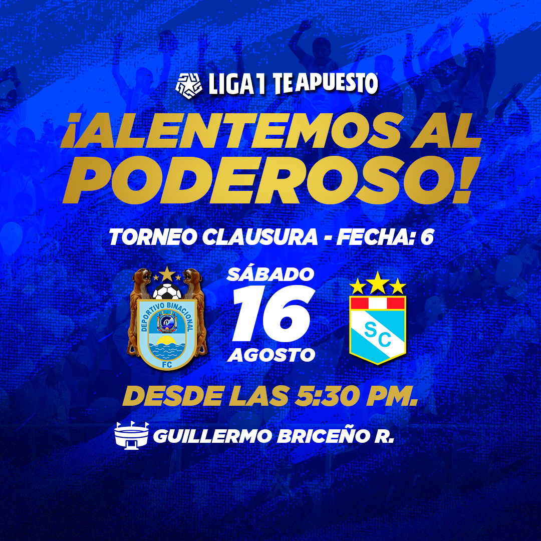 BINACIONAL FC Vs. SPORTING CRISTAL