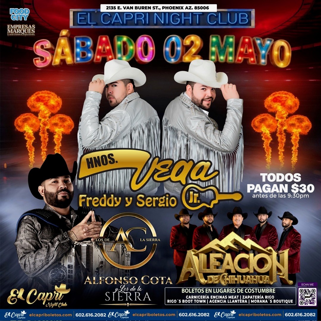 Hnos Vega Jr. Freddy y Sergio-Los AC de la Sierra-Aleacion de Chihuahua-Sergio Cota y los de la Sierra