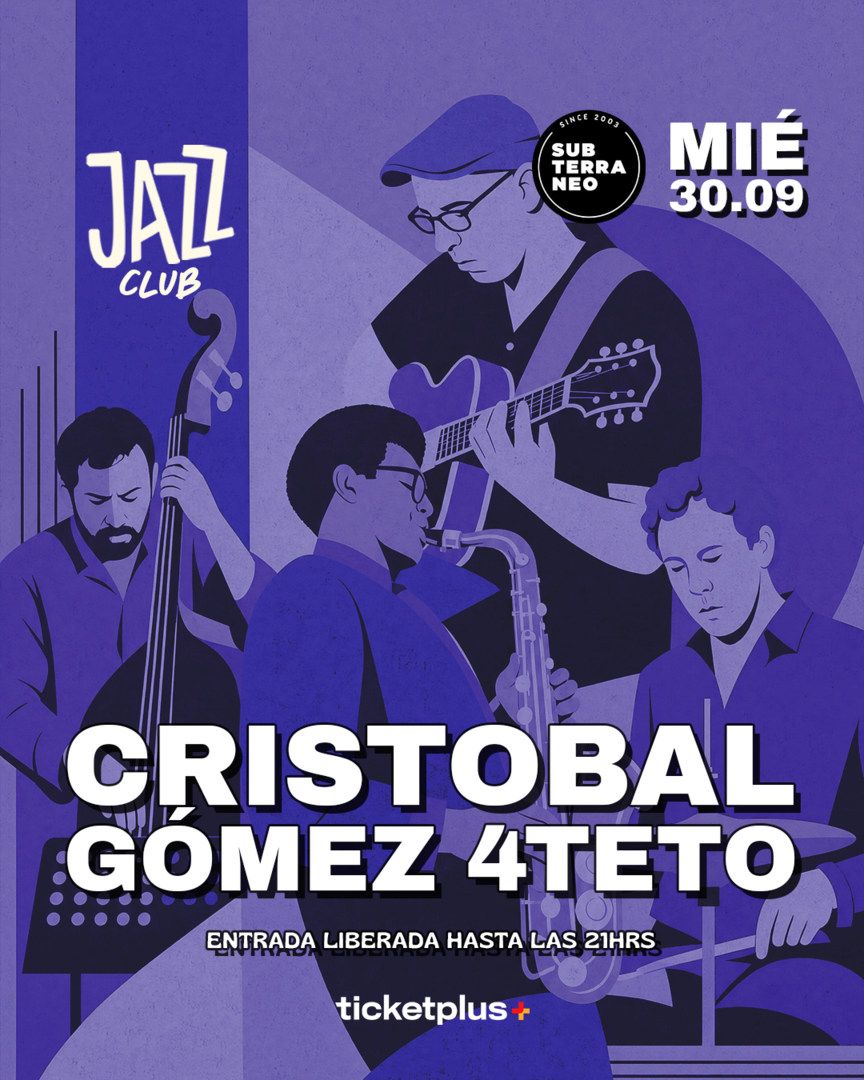 JAZZ CLUB 🎵 MIÉRCOLES 30 SEPTIEMBRE ★ Club Subterráneo