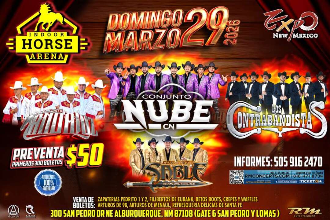 Conjunto Nube-Los Contrabandistas-Conjunto Andaluz-Conjunto Sable-Indoor Horse Arena