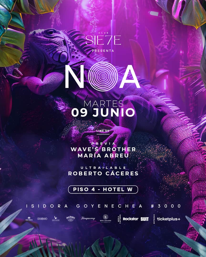NOA ★ MARTES 09 JUNIO ★ Club Sie7e 