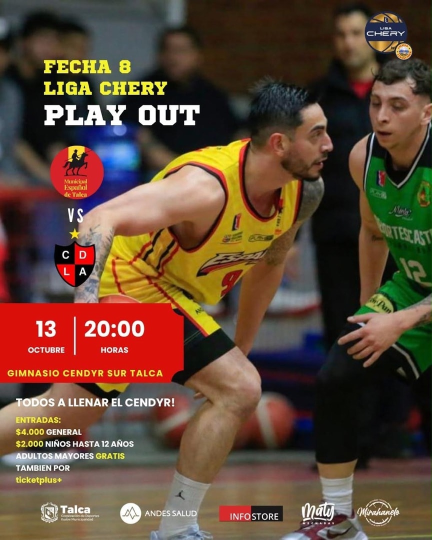 Municipal Español de Talca vs C. D. Las Animas / LNB Liga CHERY by Cecinas Llanquihue 2026