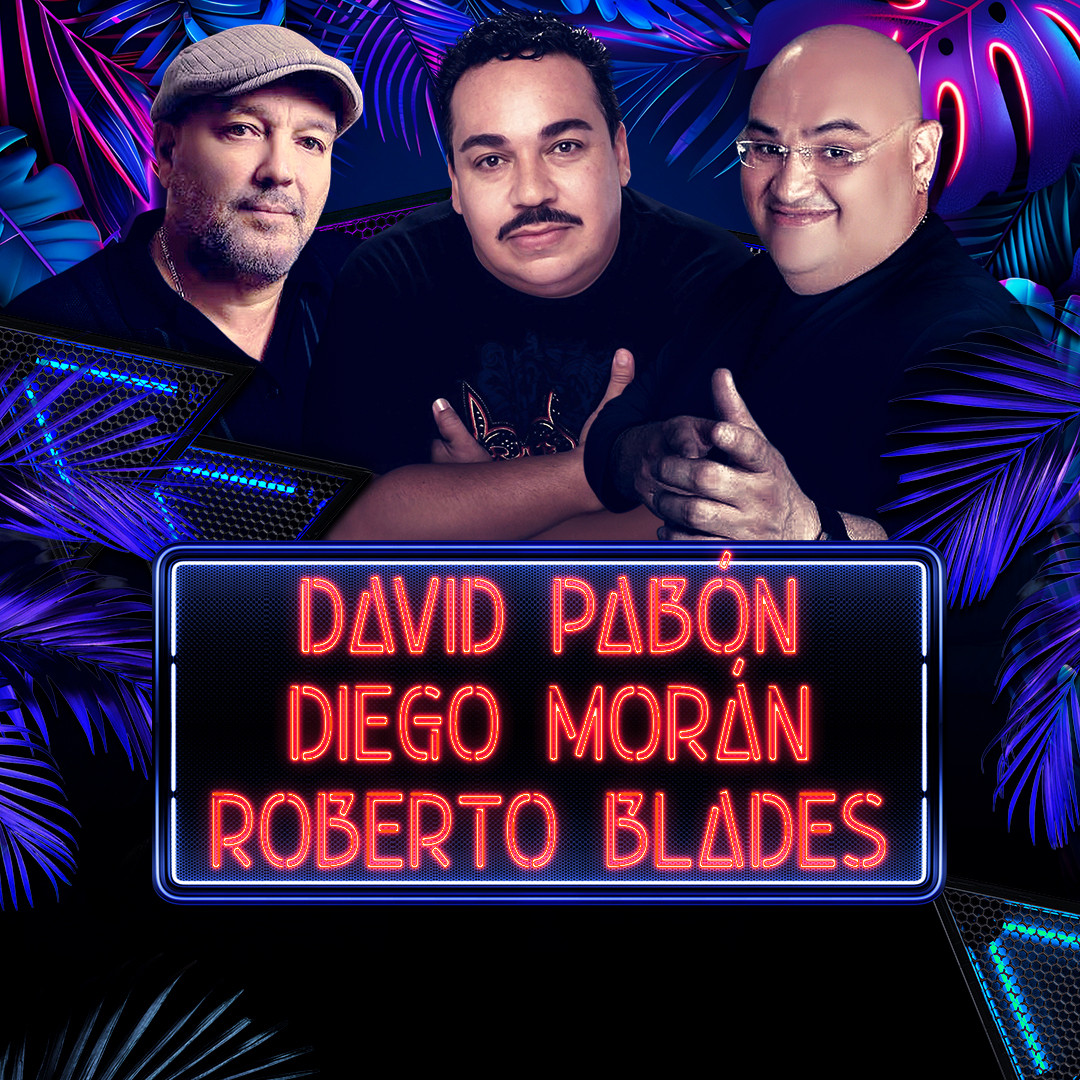 Roberto Blades, Diego Morán y David Pabón 