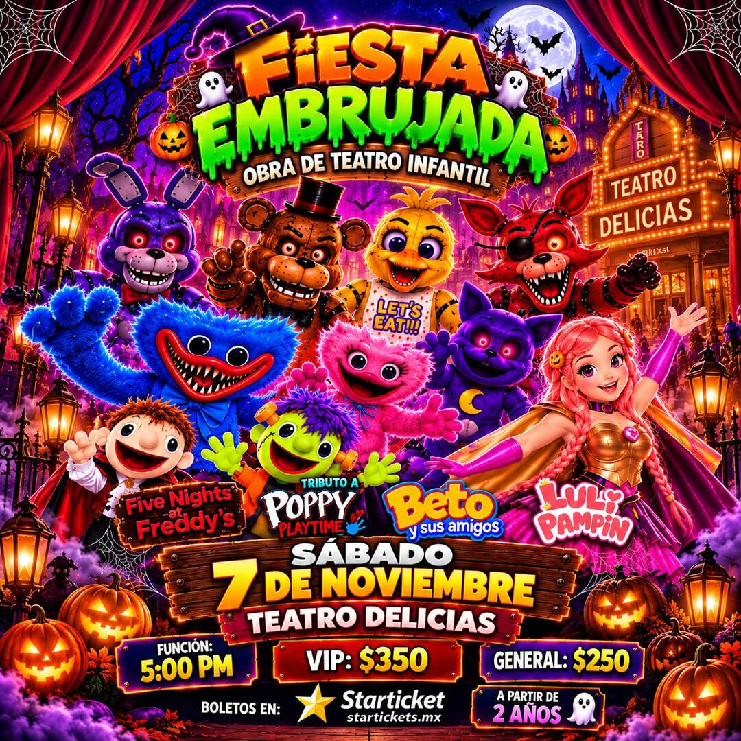 DEL - FIESTA EMBRUJADA OBRA DE TEATRO INFANTIL