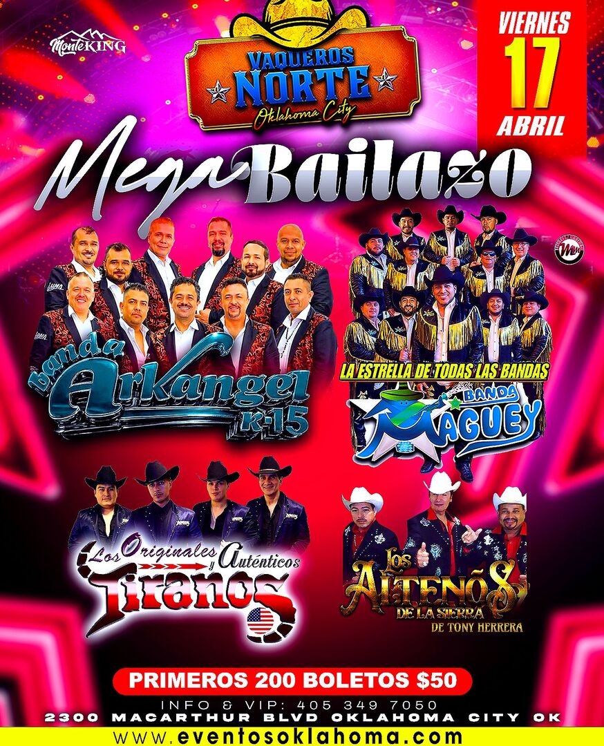 Banda Arkangel K-15 - Banda Maguey - Los Tiranos - Los Altenos