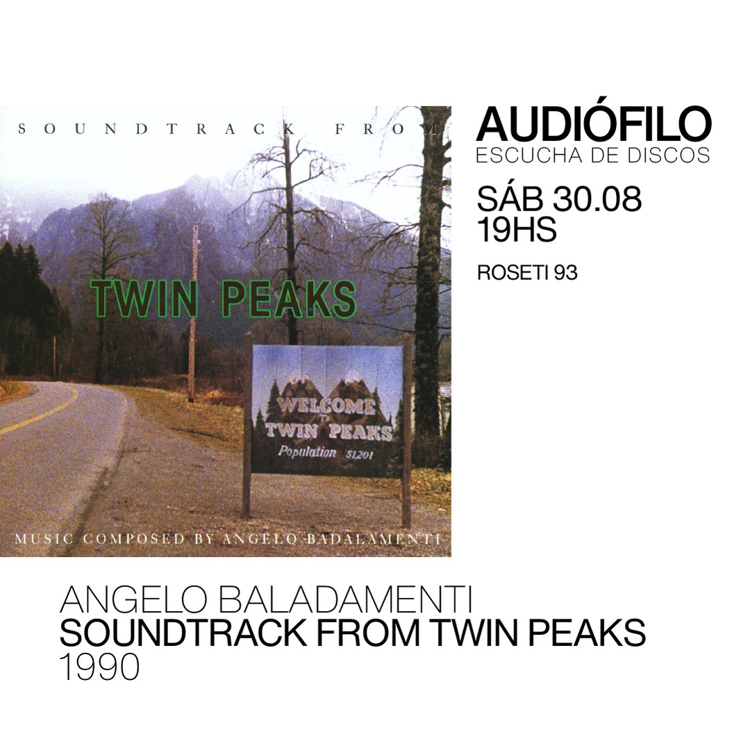 Escucha de Discos - Angelo Baladamenti - Soundtrack From Twin Peaks (1990)