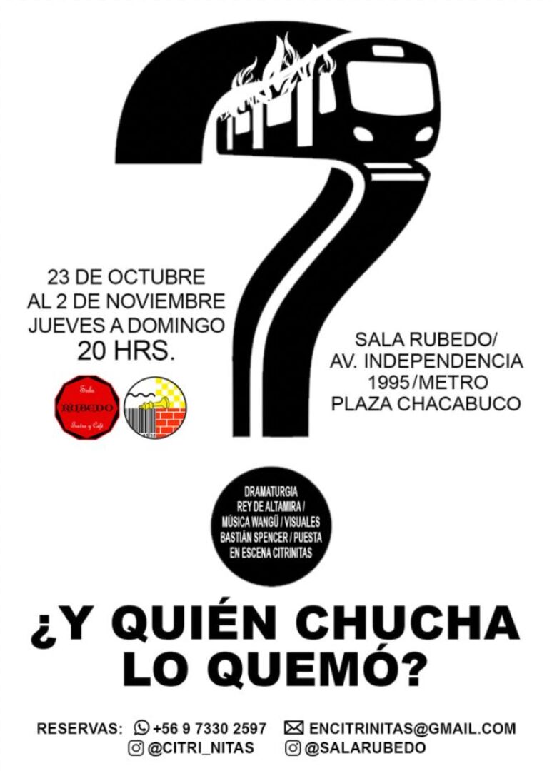 ¿Y quién chucha lo quemó?