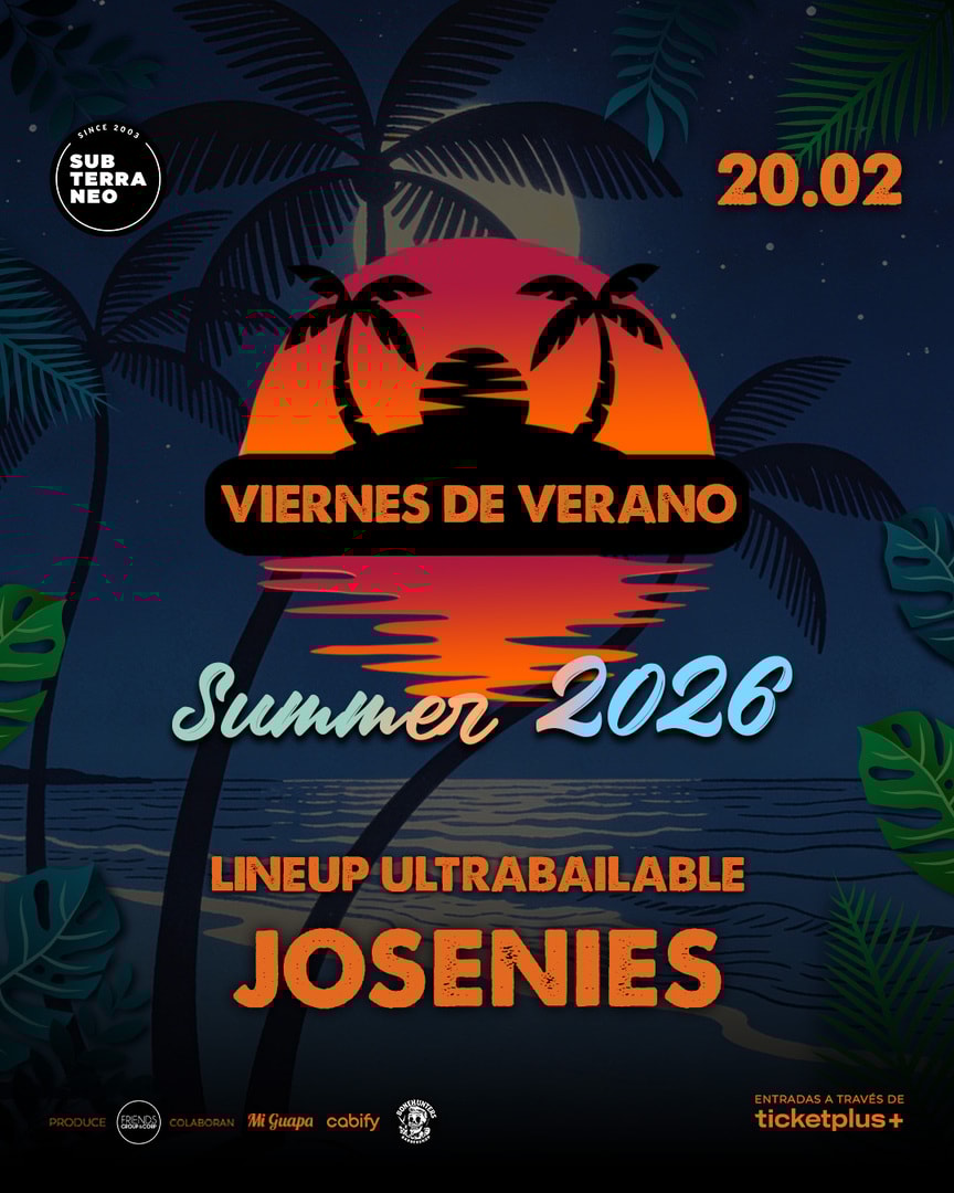 VIERNES DE VERANO Full ultrabailable ★ VIERNES 20 FEBRERO ★ Club Subterráneo (+23)