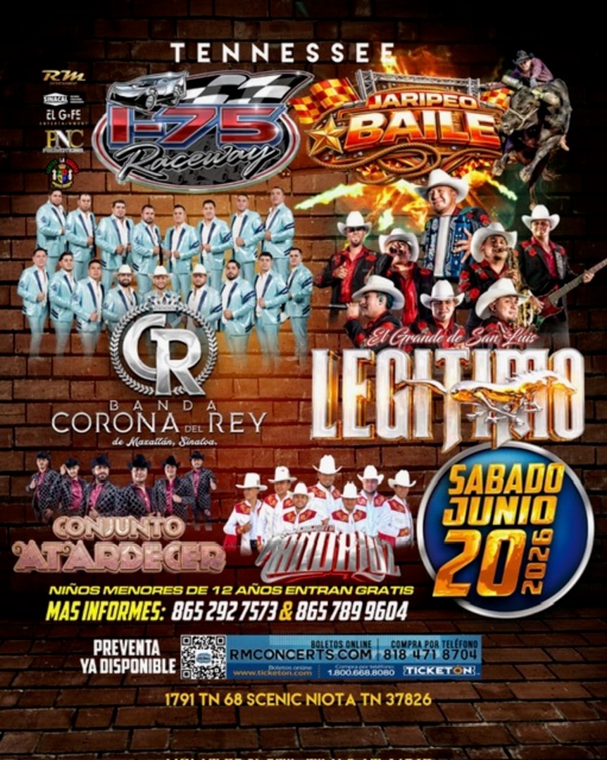 Legitimo El Grande de San Luis-Banda Corona del Rey-Noel Torres-Conjunto Atardecer-Conjunto Andaluz-1-75 Raceway