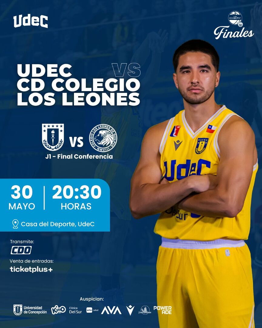 CD UdeC vs CDC Los Leones Liga Chery de Apertura by Cecinas Llanquihue Final de Conferencia - Juego 1