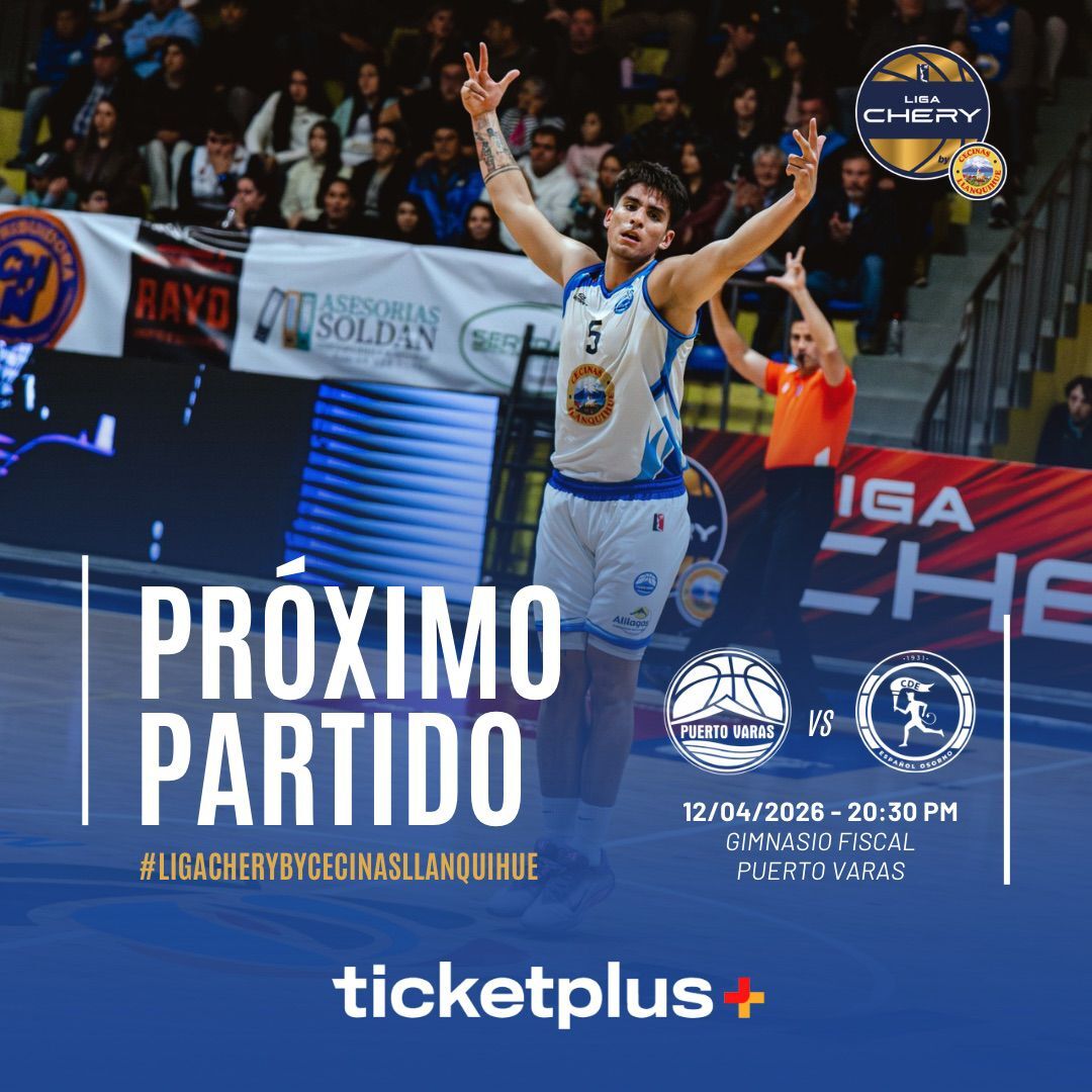 Puerto Varas vs Español de Osorno / LNB / Liga Chery By Cecinas Llanquihue 2026