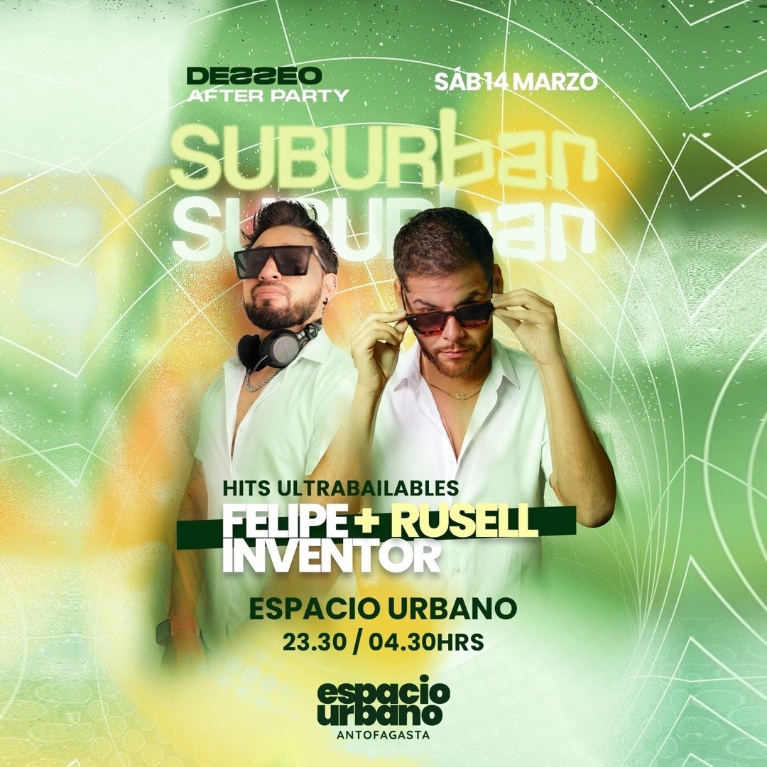 SUBURBAN – Sábado 14 de Marzo