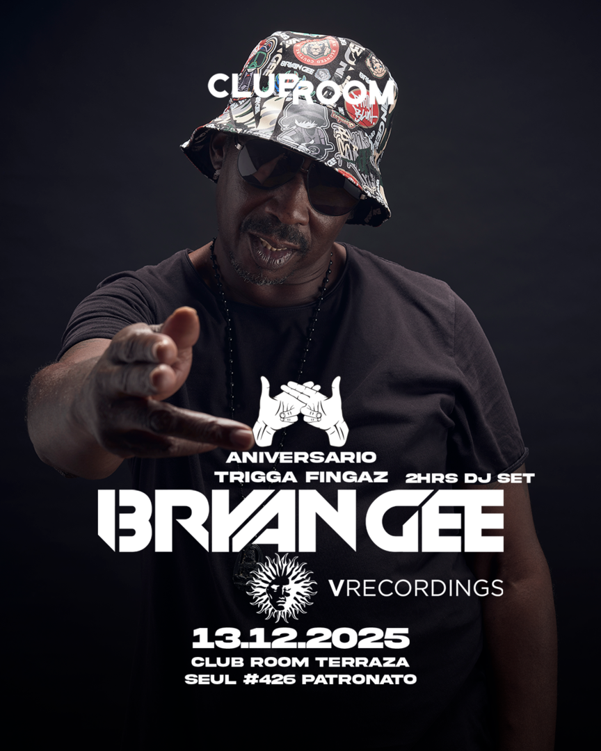 Clubroom Presenta Trigga Fingaz - Aniversario con Bryan Gee @ Sábado 13 Diciembre