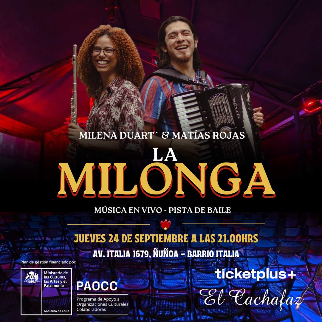 Milonga Jueves 24 Septiembre 21hrs 
