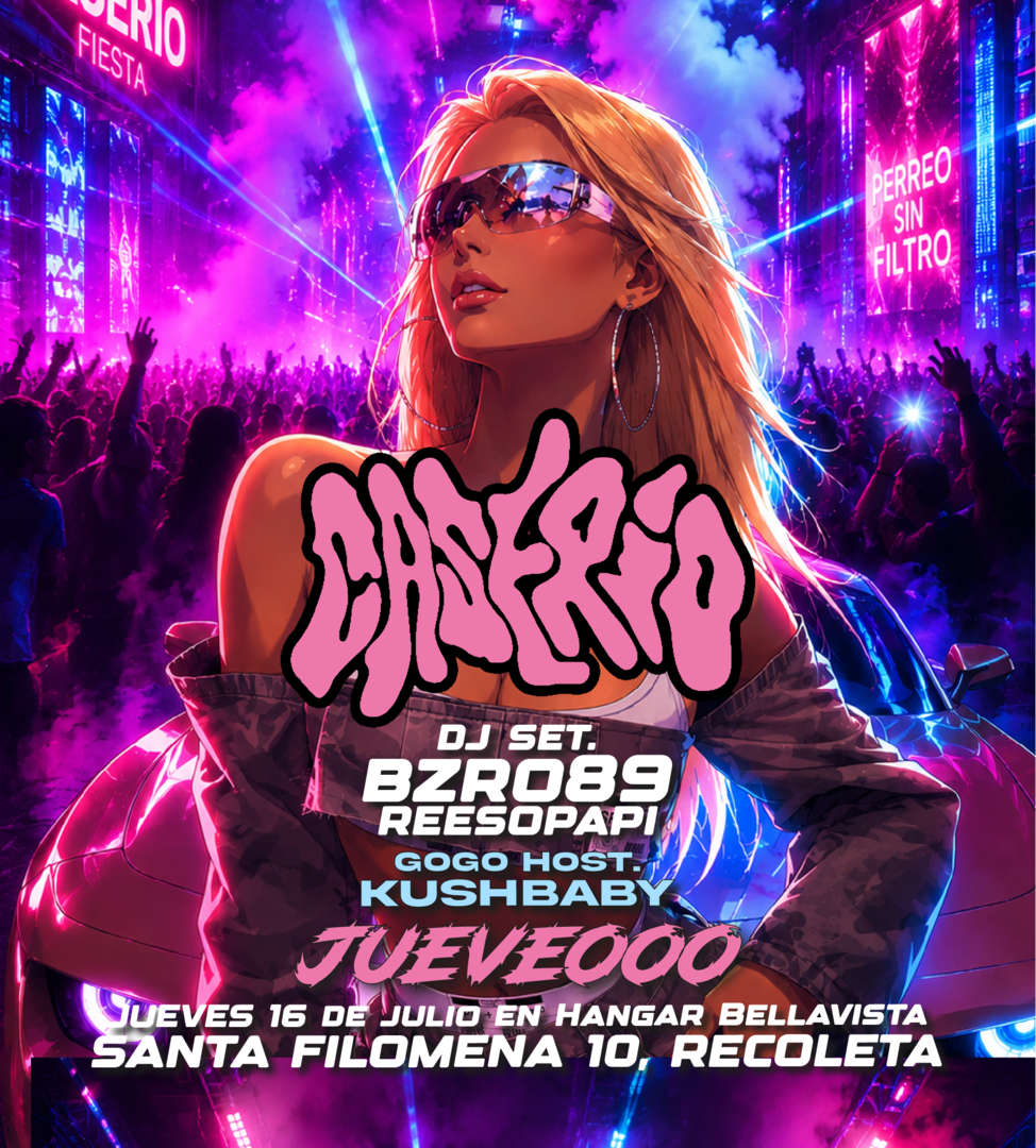 JUEVEOO 🍭 En Caserío Fiesta Jueves 16 de Julio en Hangar Bellavista