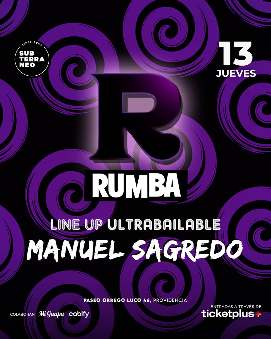RUMBA Full Ultrabailable ★ JUEVES 13 NOVIEMBRE ★ Club Subterráneo (+21M & +23H)
