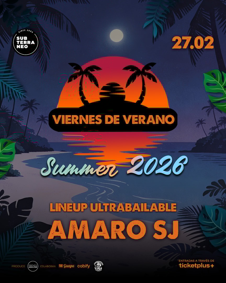 VIERNES DE VERANO Full ultrabailable ★ VIERNES 27 FEBRERO ★ Club Subterráneo (+23)
