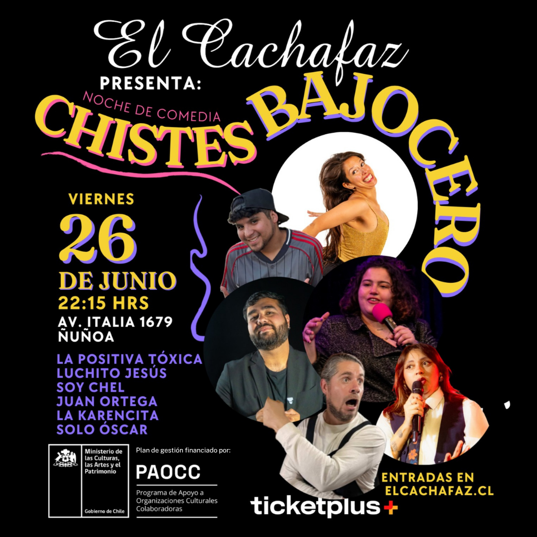 Show Stand up- Chistes bajo cero-Viernes 26 Junio 22:15 hrs