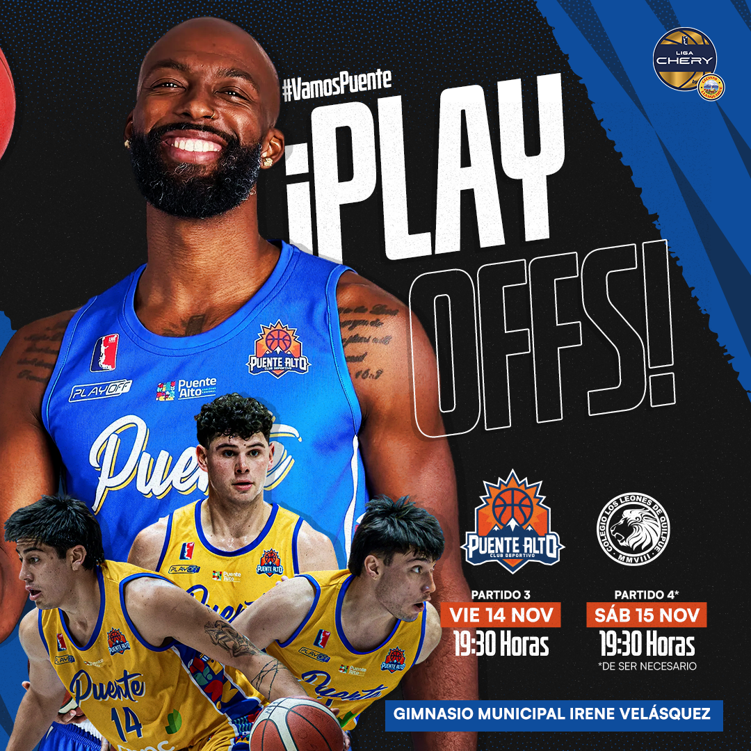 M. Puente Alto vs Colegio Los Leones / LNB / Liga CHERY by Cecinas Llanquihue / Playoffs / Juego 3