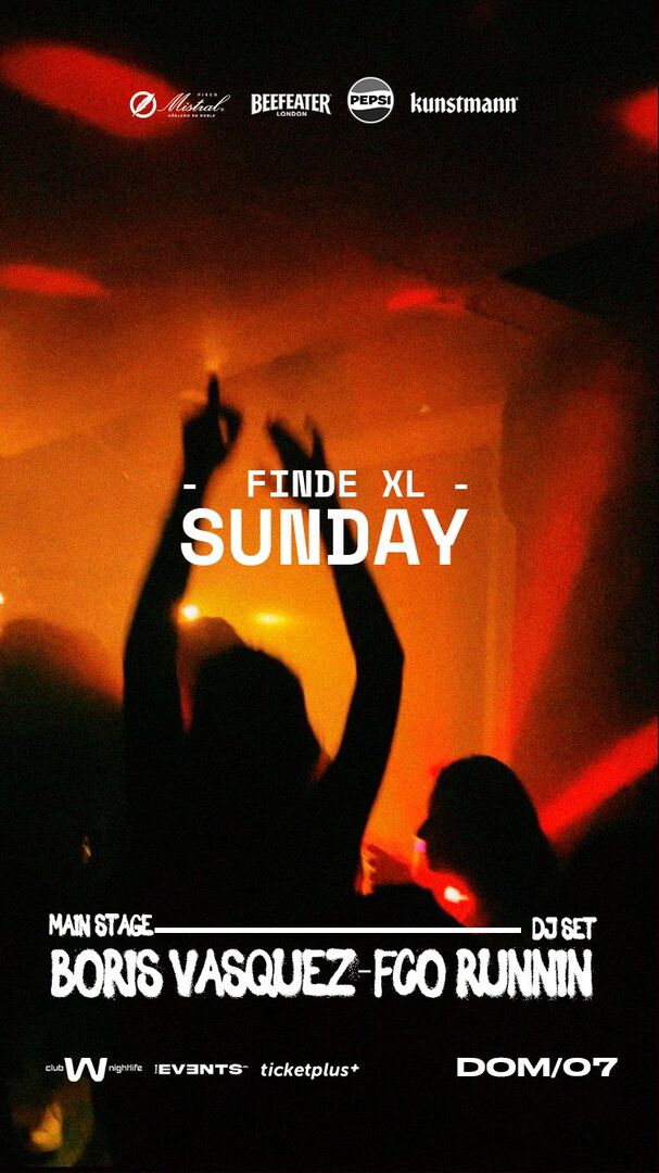 Domingo 07 Diciembre FDS XL / Open Club - 2 Pistas de Baile 🪩 Club W