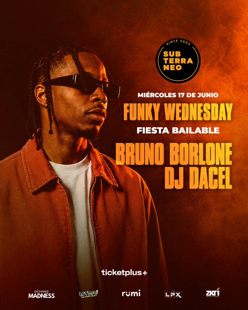 FUNKY WEDNESDAY 🎵 MIÉRCOLES 17 JUNIO ★ Club Subterráneo (+21)