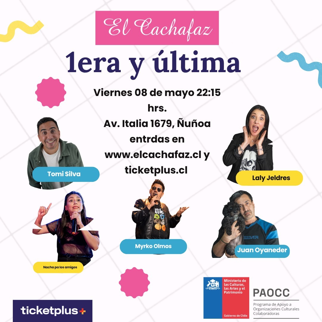 Show de stand up-1era y Última- Viernes 8 Mayo 22:15 hrs