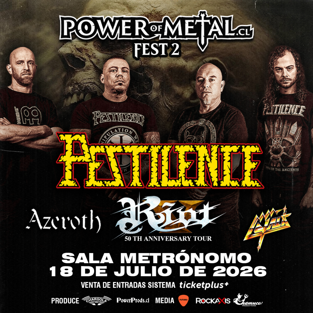 Pestilence y Riot - Powerofmetal Fest 2
