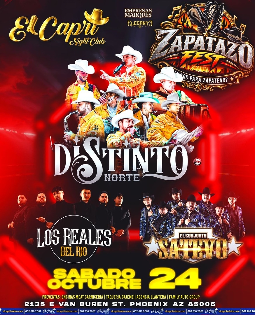 Distinto Norte-Los Reales del Rio-Conjunto Satevo-Zapatazo Fest