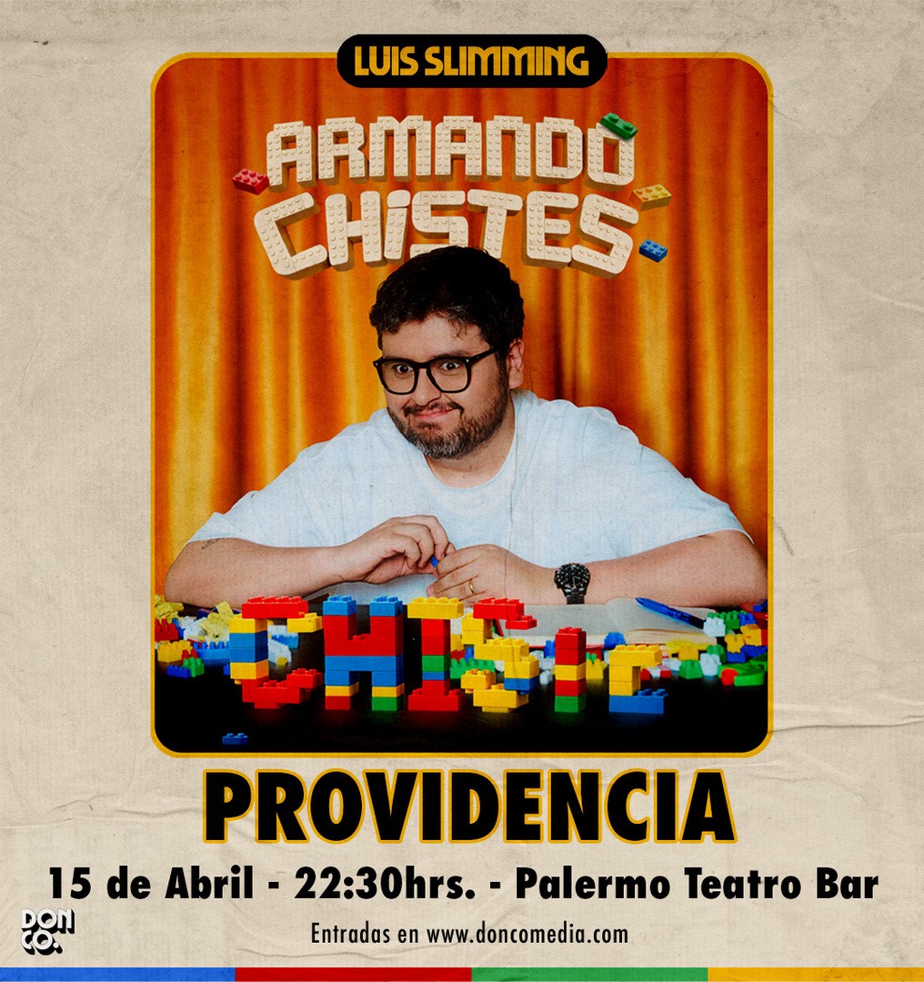 Luis Slimming / Providencia / Palermo Teatro Bar / 15 de Abril / 22:30 hrs