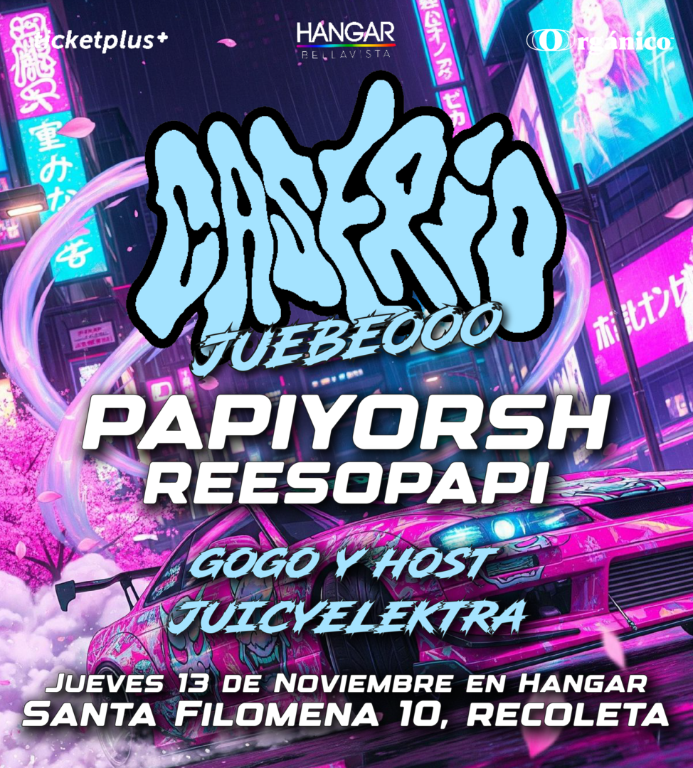 JUEVEOO! En Hangar Bellavista Jueves 13 de Noviembre 