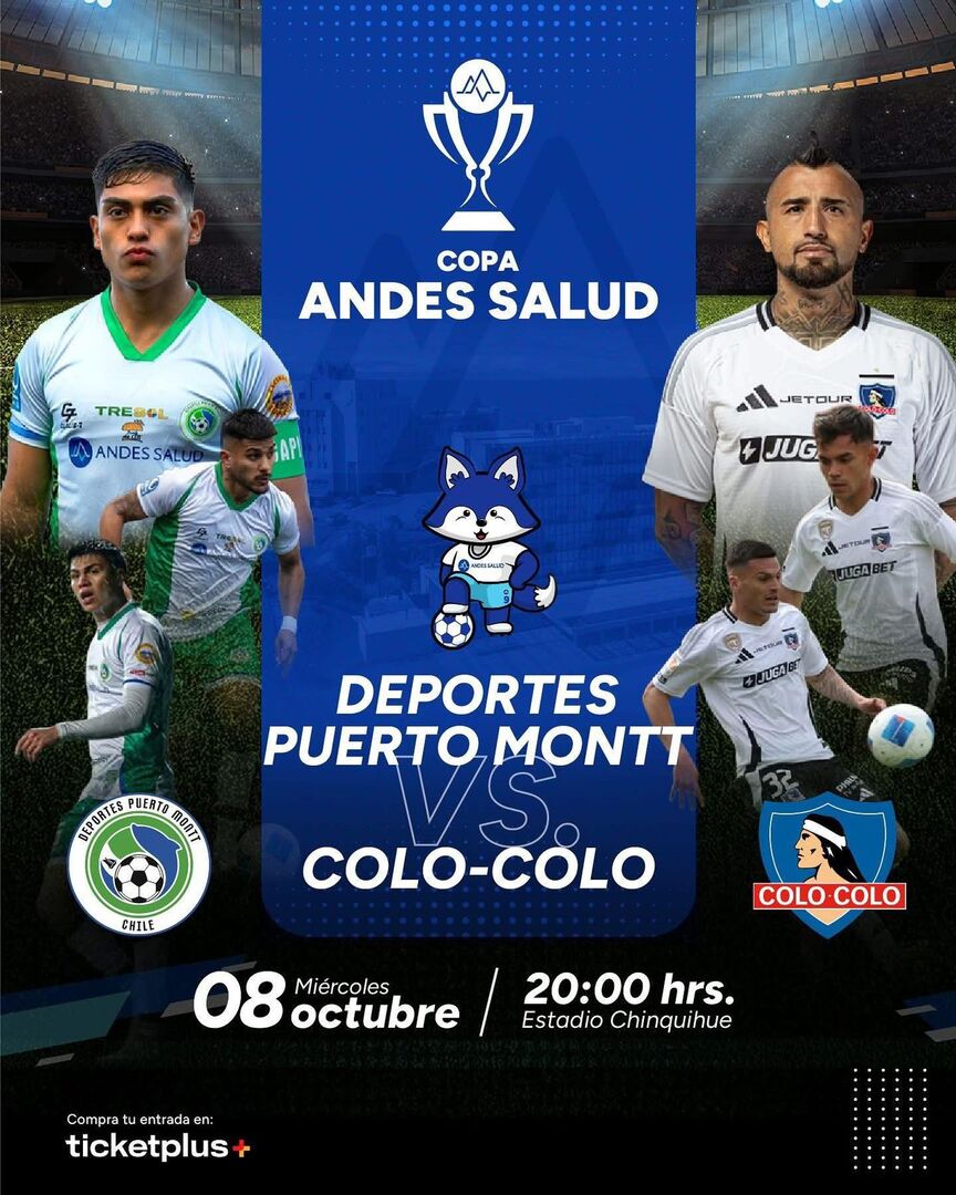 Copa Andes Salud Deportes Puerto Montt vs Colo Colo