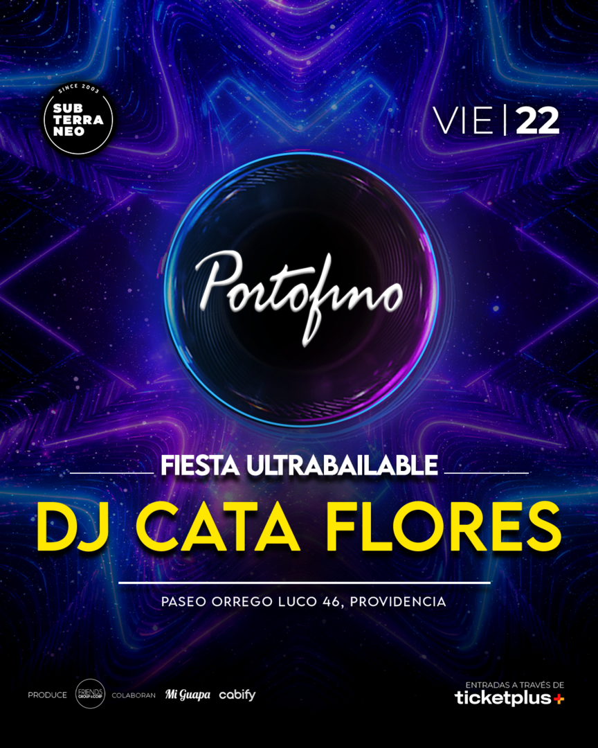 PORTOFINO Full ultrabailable ★ VIERNES 22 MAYO ★ Club Subterráneo (+23)