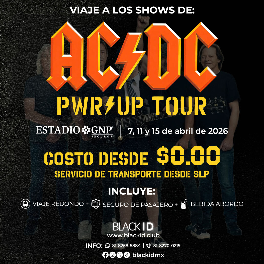 Viaje al show de AC DC en CDMX