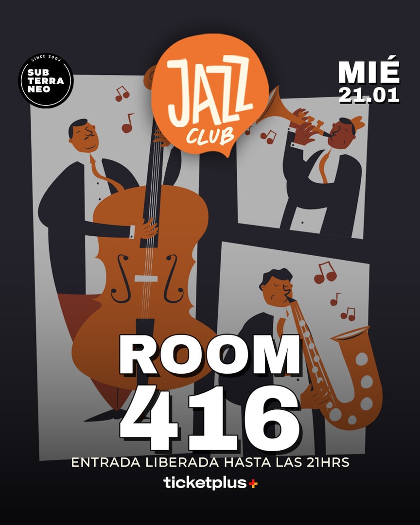 JAZZ CLUB 🎵 MIÉRCOLES 21 ENERO ★ Club Subterráneo 