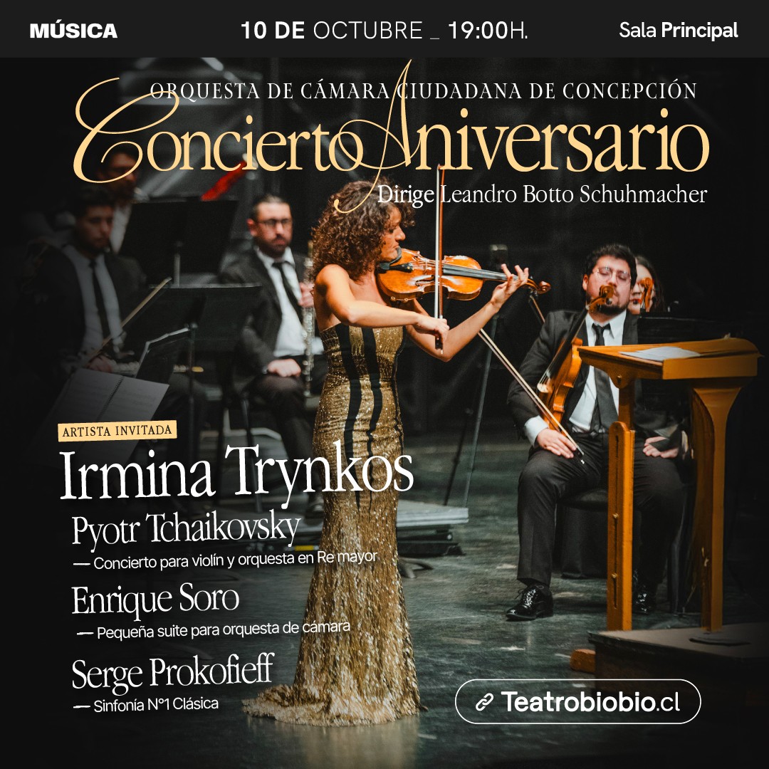 Orquesta de Cámara ciudadana de Concepción, presenta: Concierto Aniversario