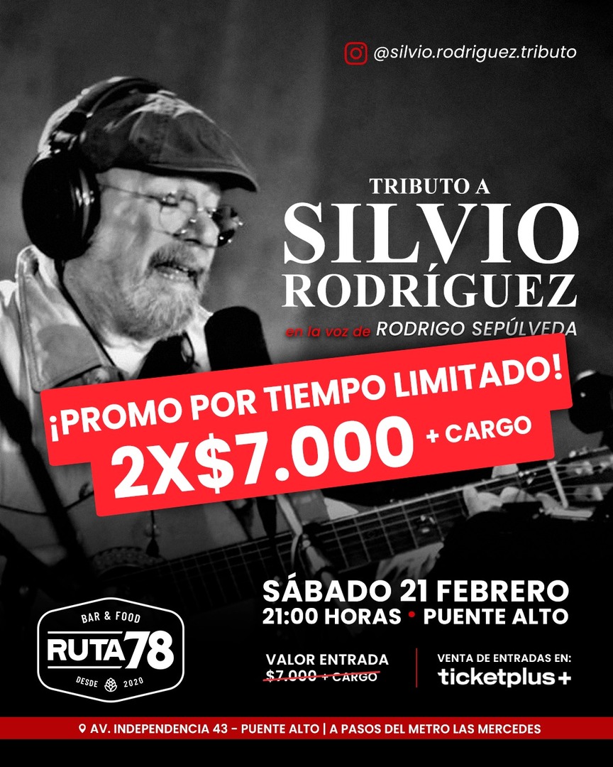 Tributo Silvio Rodríguez - Por Rodrigo Sepúlveda - Show de larga duración 