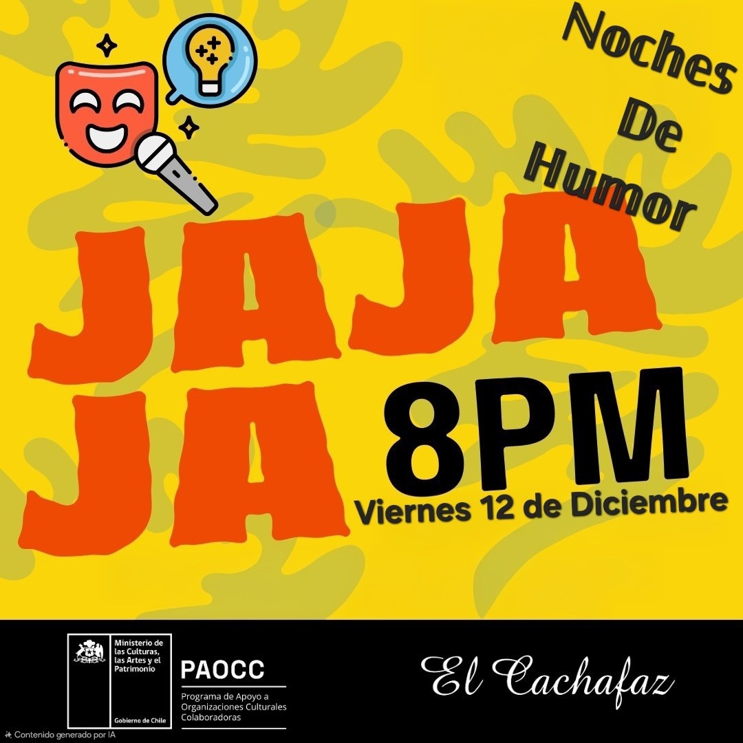 Show Stand Up-Noche de Humor-Viernes 12 de Diciembre 20 hrs