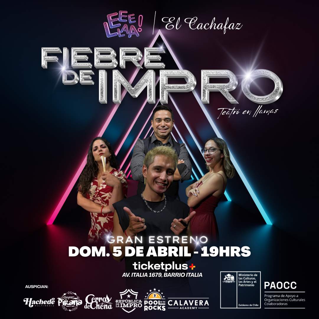 Show de Impro-Fiebre de Impro-Domigo 5 Abril 19hrs