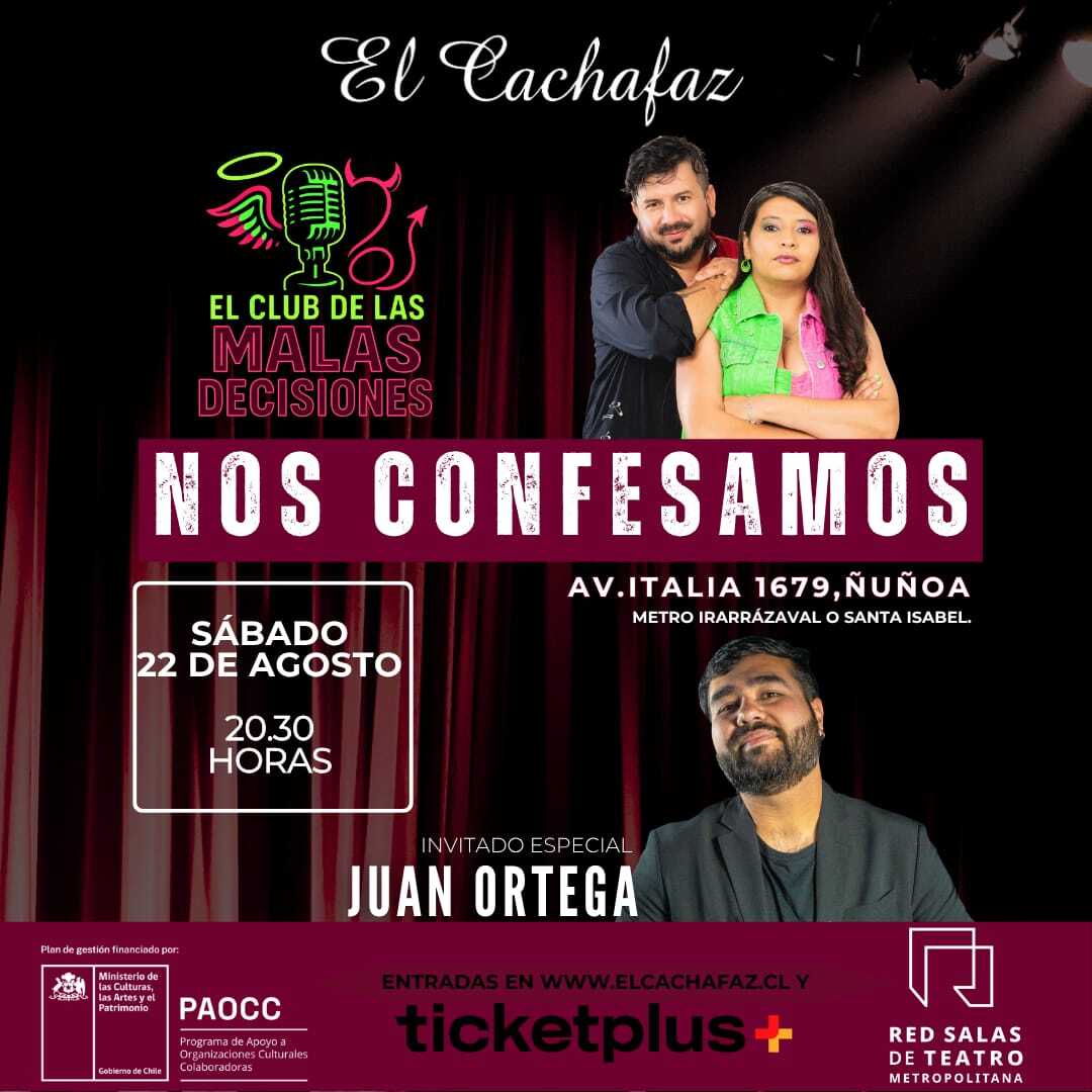 Show de stand up-El Club de las malas decisiones-Sabado 22 de Agosto 20:30hrs