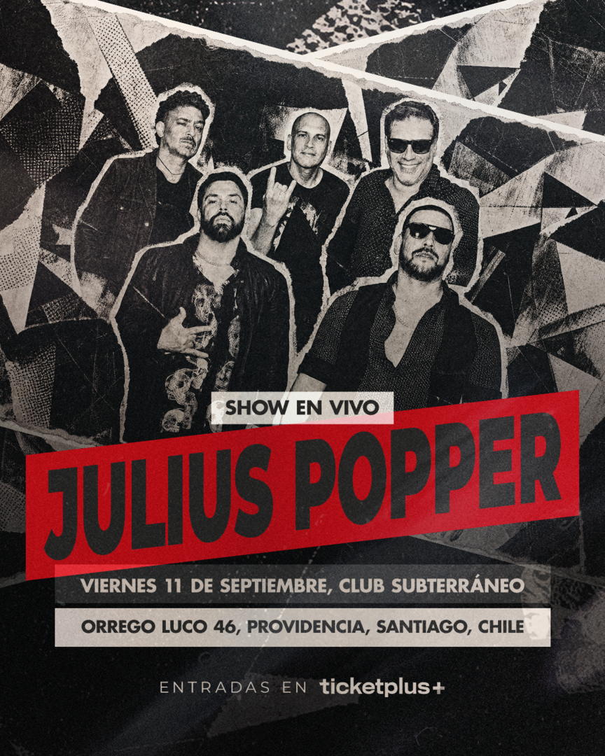 JULIUS POPPER ★ VIERNES 11 SEPTIMEBRE ★ Club Subterráneo