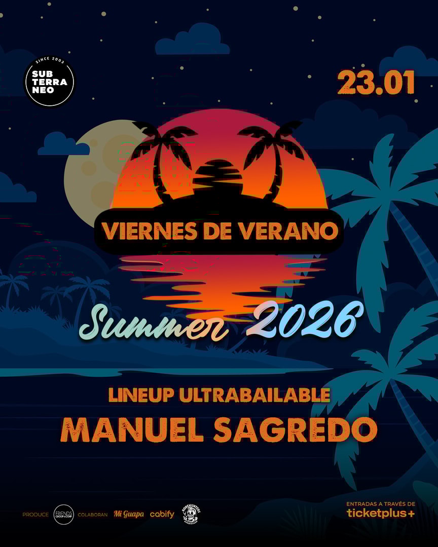 VIERNES DE VERANO Full ultrabailable ★ VIERNES 23 ENERO ★ Club Subterráneo (+23)